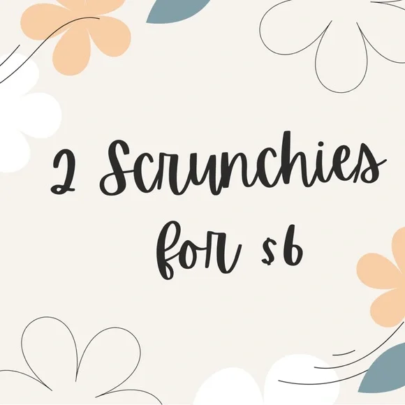 Lemon Bow Hair Scrunchie - Picture 3 of 3